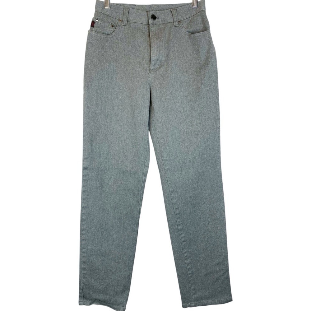 LAUREN RALPH LAUREN ☆ Gray Mid Rise Straight Leg Jeans / Pants